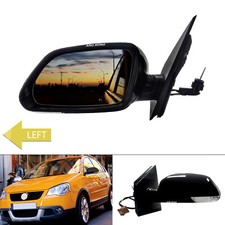 Spiegel Links für VW Polo 9N3 05-09 Außenspiegel Manuell+Glas Asphärisch+Blinker