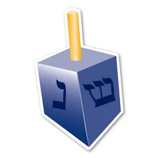 Dreidel Car Magnet