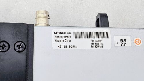 Dual Shure SLX4 Wireless RF Mikrofon Empfänger H5 518-542MHz - ohne Netzteil - Bild 11 von 12