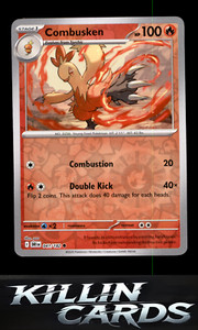 Reverse Holofoil Combusken 041/182 Common SV10: Destined Rivals Pokemon Card NM