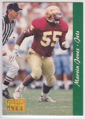 M) 1993 Classic Pro Line Live Football Trading Card - Marion Jones #204