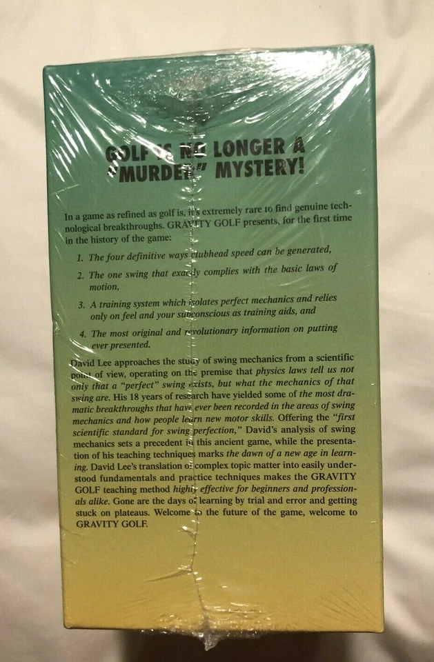 David Lee Gravity Golf The Evolution Revolution of Golf Instruction Library  New - Image 3 of 4