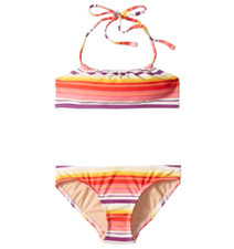 Toobydoo Bandeau Bikini Swimsuit Set, Multi, Little Girl 13-14