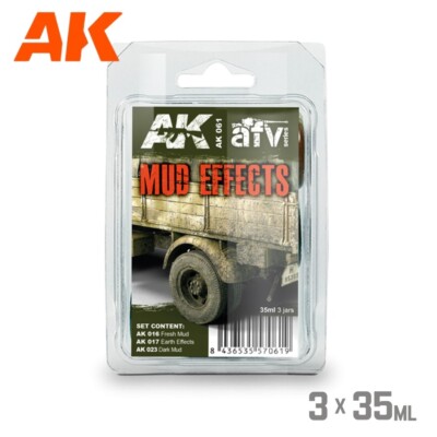 AK Interactive: Mud Effects - Weathering Set - AK061