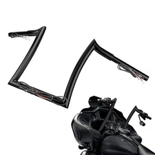 12" Pre-Wred Meathook Ape Hanger Bar Handlebar For Harley Road Glide FLTRK 2020+