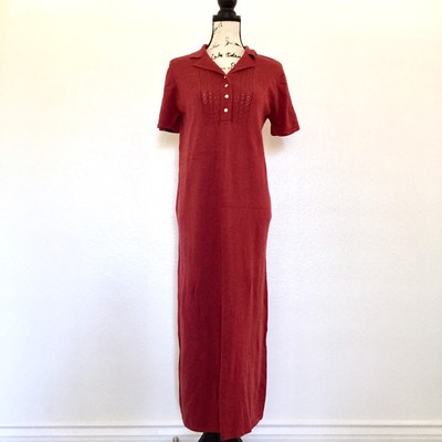 red maxi shirt