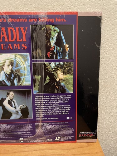 NEW Deadly Dreams Laserdisc LD (Image Movie, 1988) RARE Horror Factory Sealed - Picture 10 of 10