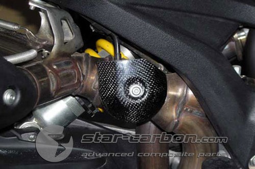 CUBIERTA VÁLVULA DE ESCAPE DE FIBRA DE CARBONO DUCATI MONSTER 796 1100S - Imagen 3 de 3