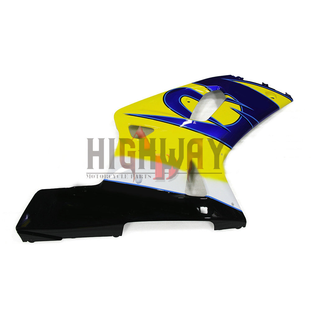 Motorcycle ABS Fairings Body Work Kits Set fit Suzuki GSXR600 750 01-03 yellow image
