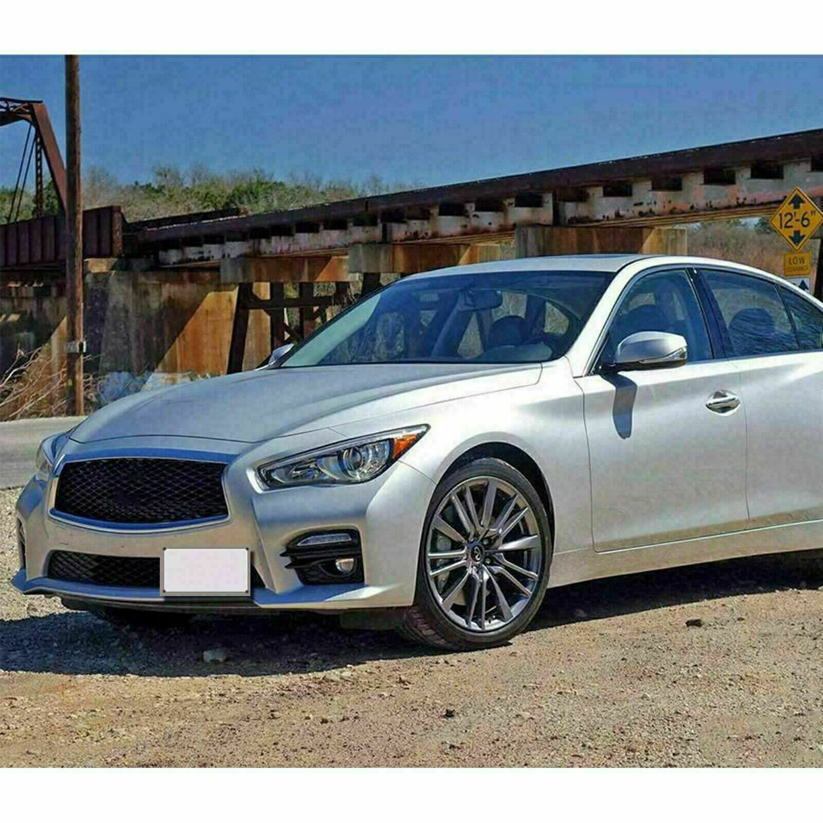 For Infiniti G37 Q50 Q60 Front Bumpe r License Plate Tow Hook Mount