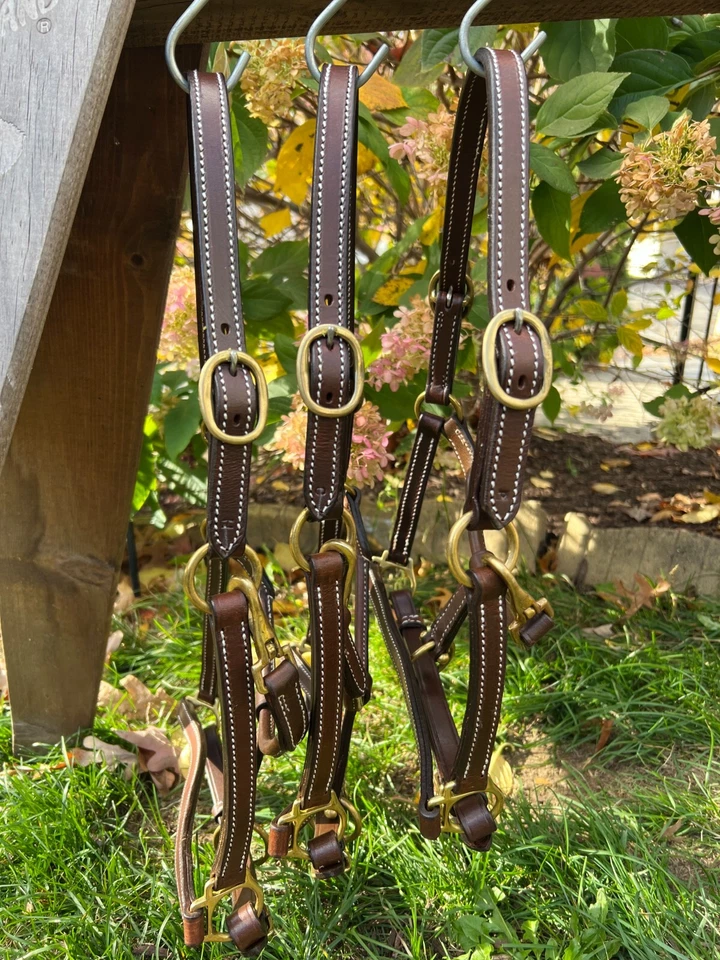 Halter de cuero de caballo de Leaders - disponible en 4 tamaños Foto 3 de 4