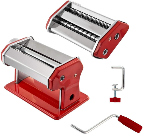 Maquina laminadora de masa manual para pasta rodillo acero inox para ravioles EE. UU. - Imagen 7 de 12