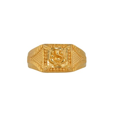 Golden Embrace 22K yellow gold ring grams free shipping