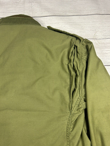 Vintage OG 107 Cold Weather Field Jacket Size Small? M65 Coat Scovill Zip - Picture 20 of 24