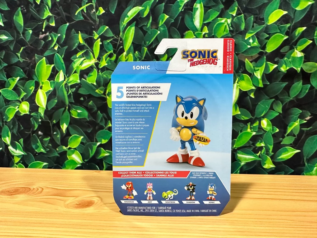 Sonic The Hedgehog 2.5-Inch Action Figure Classic Sonic with Hot Dog  Collectible Toy