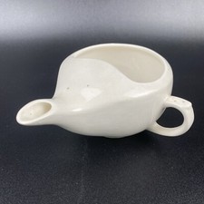 Vintage White China Invalid/Infant Feeder