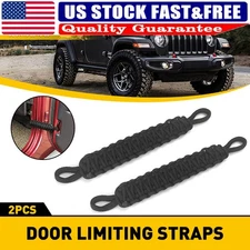 Polyester Car Limiting Door Straps For Wrangler 1976-2021 Jeep JL JK TJ LJ YJ CJ