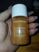 seald African Botanics Shimmering Gold Body Oil shimmer glitter highlighter 2024