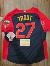 Mike Trout Autographed Jersey 2013 MLB All Star Game Majestic Cool Base COA