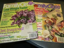 FAMILY CIRCLE MAGAZINES 1997 & 2007 LOSE WEIGHT X2