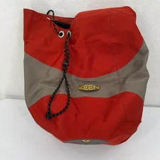 Keen Brick Red Gray Backpack Drawstring Sling Outdoor Bag Interior Stain 2000338