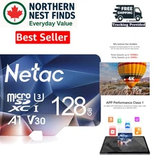 Versatile 128GB Micro SD Card - Ideal for Cameras and GoPro - 100MB/s Speed
