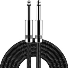 New bee Guitar Cable 6ft Electric Instrument Bass AMP Cord 1/4 6FT