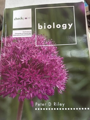 Checkpoint Biology by Peter D. Riley (Paperback) Hodder Murray