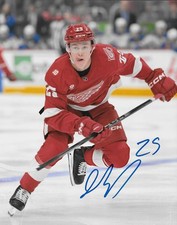 Signed Jacob Bernard Docker Detroit Red Wings Autographed 8x10 Photo #1 Original
