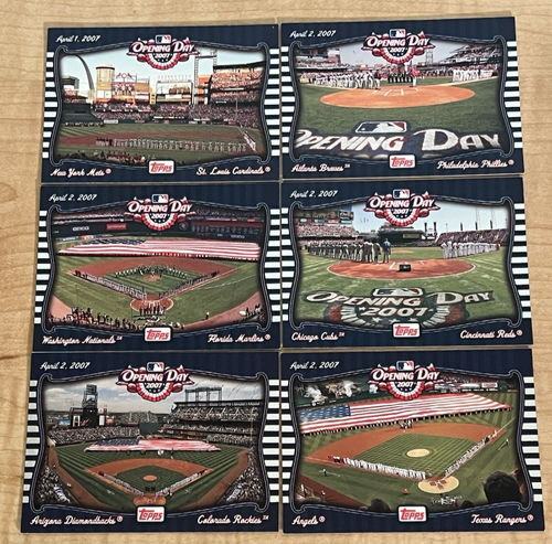 Topps Opening Day Team vs Team 2007 completa il tuo set #1-15 a scelta! - Foto 1 di 16