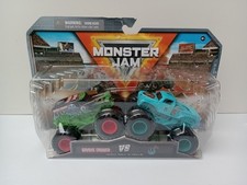 Monster Jam Grave Digger vs Whiplash Monster Truck Spin Master 1:64 Doppelpack 