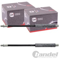 2X A.B.S. BremsschlÄUche Vorne Passend FüR Audi 50 VW Derby Polo