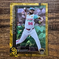2025 Topps Randy Vasquez #456 Gold Diamante Foil #41/50 San Diego Padres