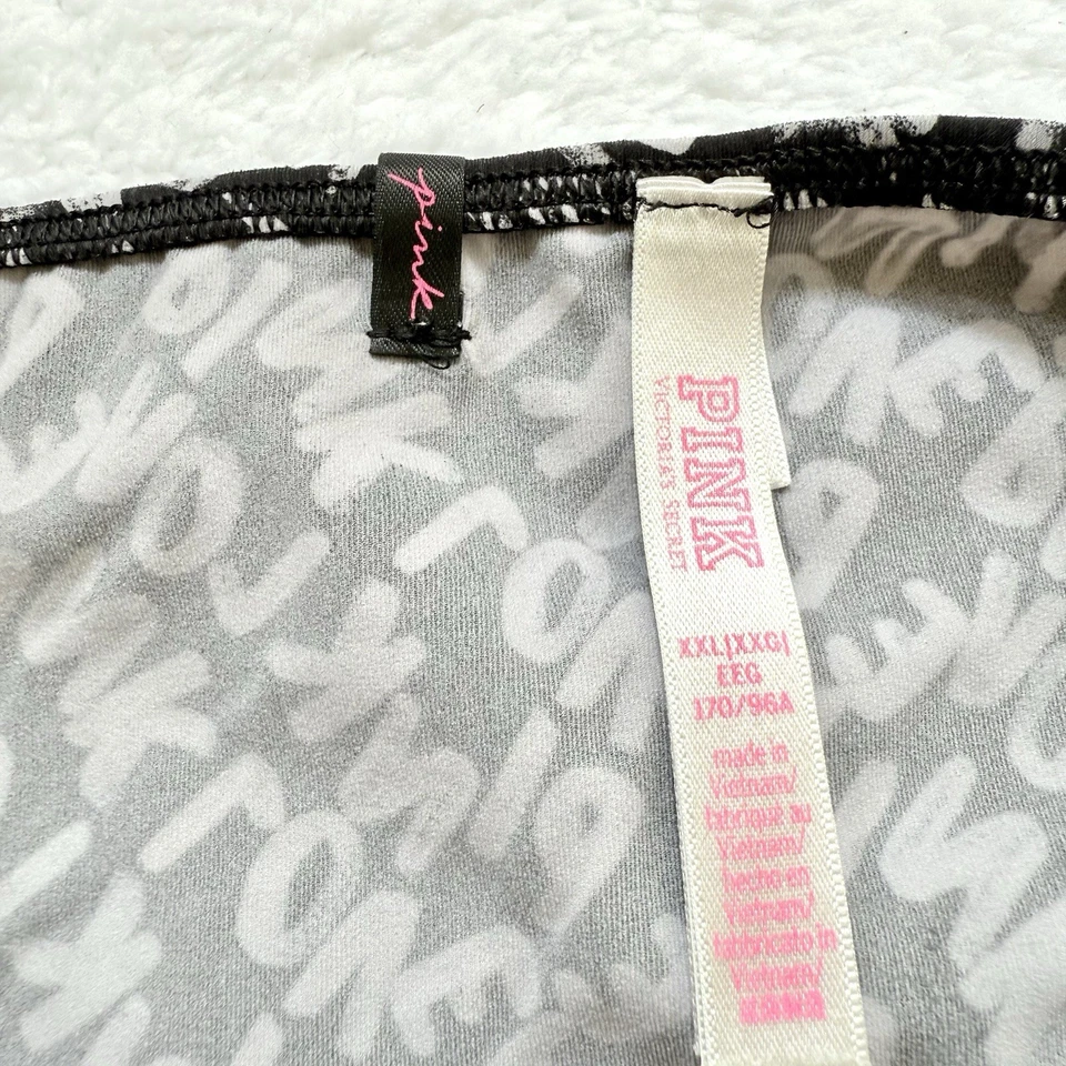 Victoria's Secret Pink PERIOD PANTY Hipster XXL black logo - Image 2 of 4