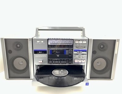 JVC DC7 BOOMBOX STEREO Radio Cassette Turntable Vintage OLD STOCK