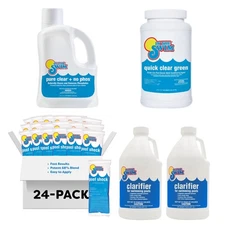 In The Swim Green to Clean Recovery Kit - Removes Algae for Clear Water, Weekly