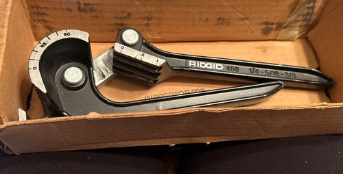 RIDGID #456 Tube Tubing Pipe Bender Tribender 1/4" 5/16" 3/8" Hand Tools ☆USA