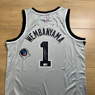 #ad Victor Wembanyama Signed Spurs Jersey Autographed W BECKETT BAS COA $975.00