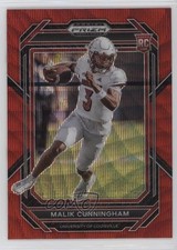 2023 Panini Prizm Draft Picks Ruby Wave Prizm Malik Cunningham #112 1i1l