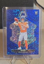 2024 Panini Mosaic - Rookies Bo Nix #312 Blue Sparkle Prizm /96 (RC)