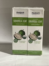2x Healpark Soursop Bitters Liquid Graviola Leaf Extract 1 fl oz Exp 9/26