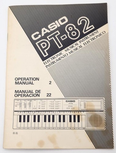 Casio PT-82 Instruction Book and Casio ROM Pack RO-511 for Keyboard - Picture 4 of 6