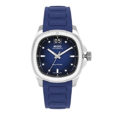 MIDO Multiport TV Big Date Men's Urethane Watch 155592544