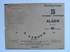 A. LEROUX *10 of 25 views-types of an "envelope-collection ALGIERS" * Photogravure