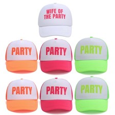 Bachelorette Hats: 1 Bride Hat, 6 Bride Tribe Hats  Trucker Favors Hats 7 P...