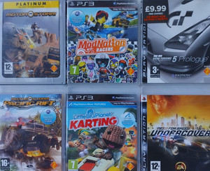 Sony PlayStation 3 Driving Game Bundle X6 - PAL - PS3 - schneller Versand