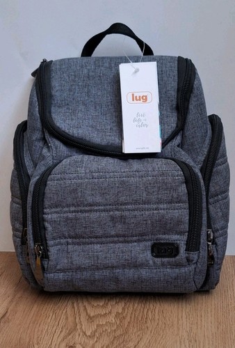 LUG Caddy Colgante Artículos de Aseo Viaje Estudiante Estuche Organizar Gris Brezo Nuevo con Etiquetas
