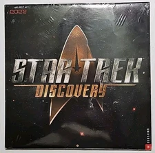 Star Trek: Discovery 2022 Wall Calendar New 