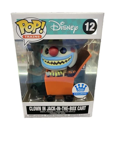 Clown In Jack-In-The-Box Cart Funko POP! #12 Online Exclusive MIB w/ Protector
