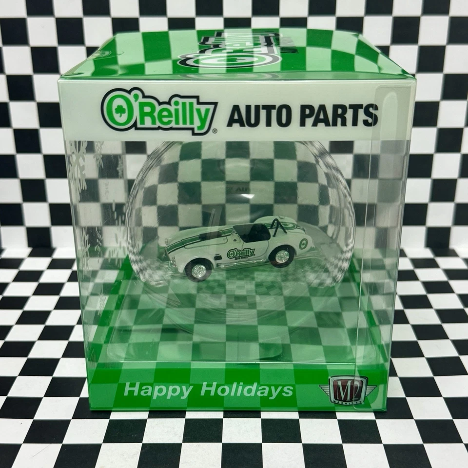 🎄 M2 Machines O'Reilly Exclusive 1965 Shelby Cobra CHRISTMAS ORNAMENT 2025 New - Image 3 of 4